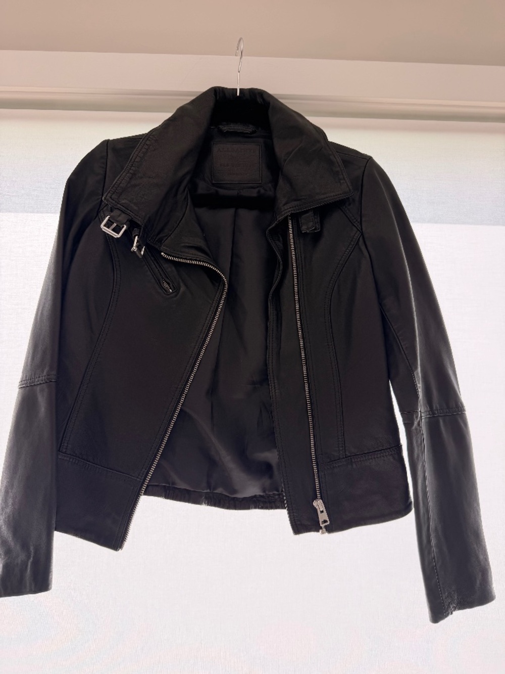 All Saints Leather Jacket (NEVER WORN) in a Size 2